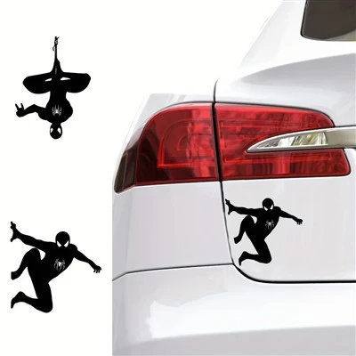 Adesivo de vinil do homem -aranha para janela do carro