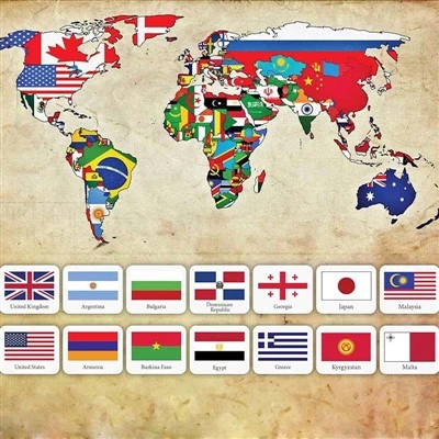 Decalque da Bandeira Nacional dos Estudantes