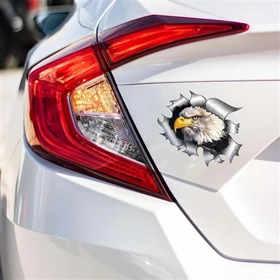 Adesivo de carro águia americana