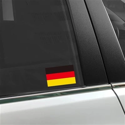 Vários adesivos de estilo de bandeira alemã gráficos