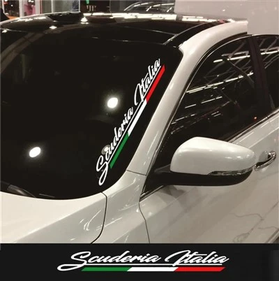 Adesivo de pára -brisa para fiat 500 Abarth Alfa Romeo