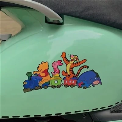Adesivos de bicicleta elétrica Winnie Bear