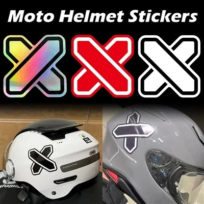 X adesivos de motocicleta de logotipo/laser