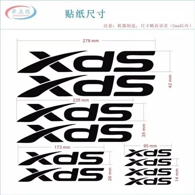 Kit de decalques XDS