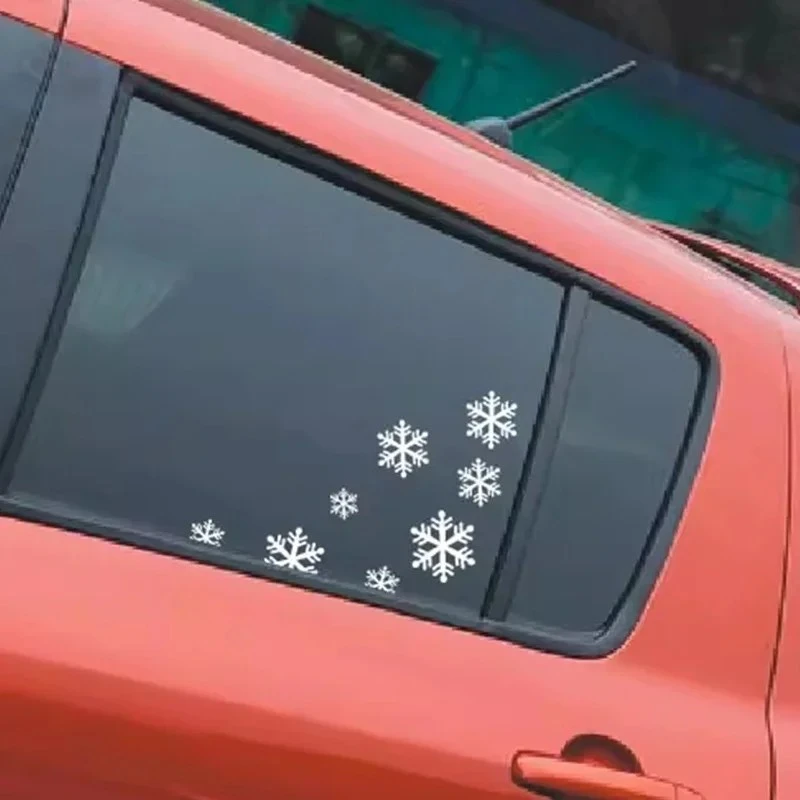Adesivos de carros de floco de neve decalques de vinil
