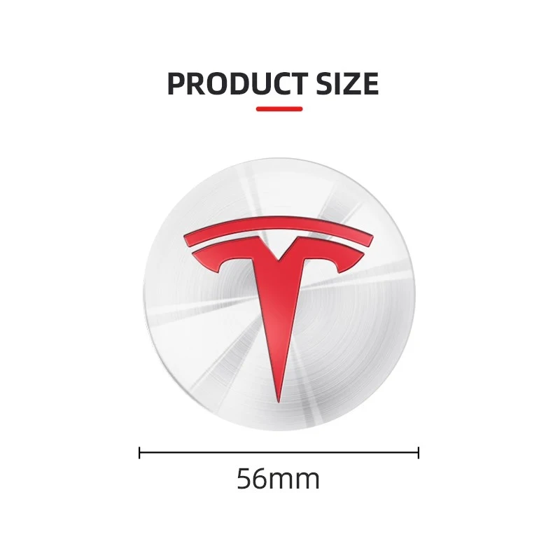 Tesla 56mm Car Wheel Center Cap Emblem factory