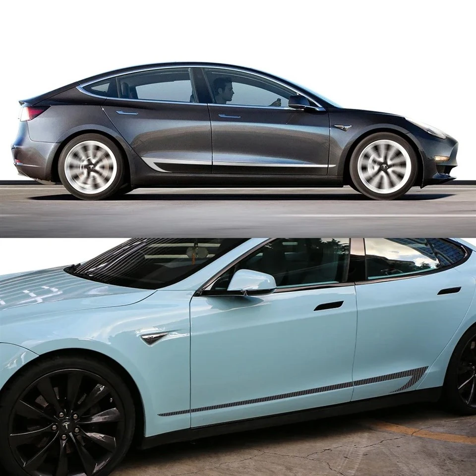 Adesivos laterais de porta Modelo 3 Tesla
