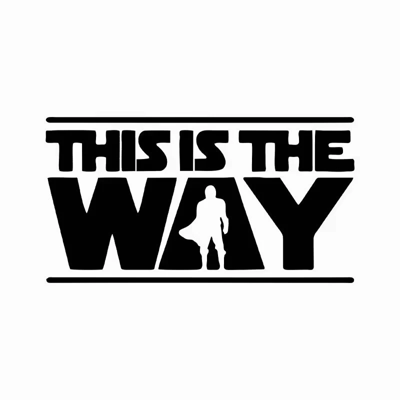 This Is The Way Car Sticker