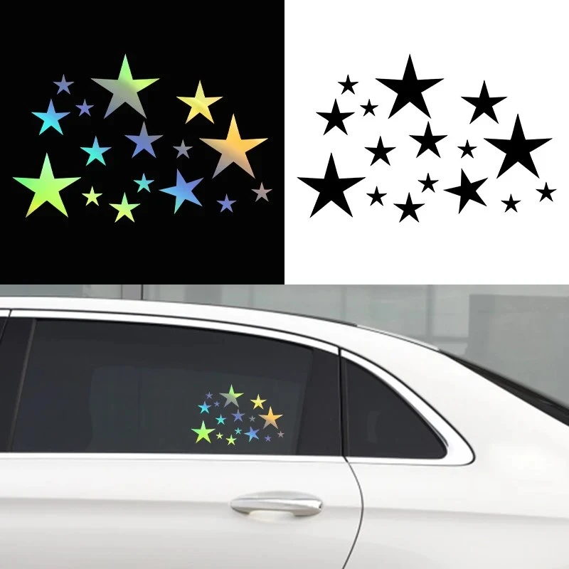 Adesivo de carro de estrelas do decalque de vinil