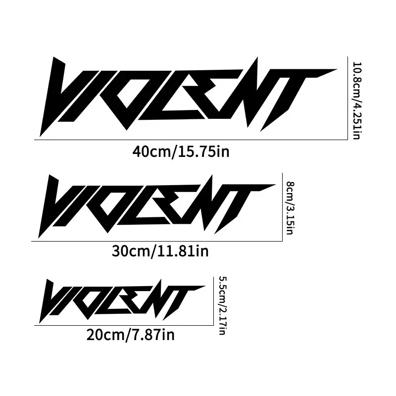 VIOLENT Motorcycle Stickers Motorbike Fuel Tank factory