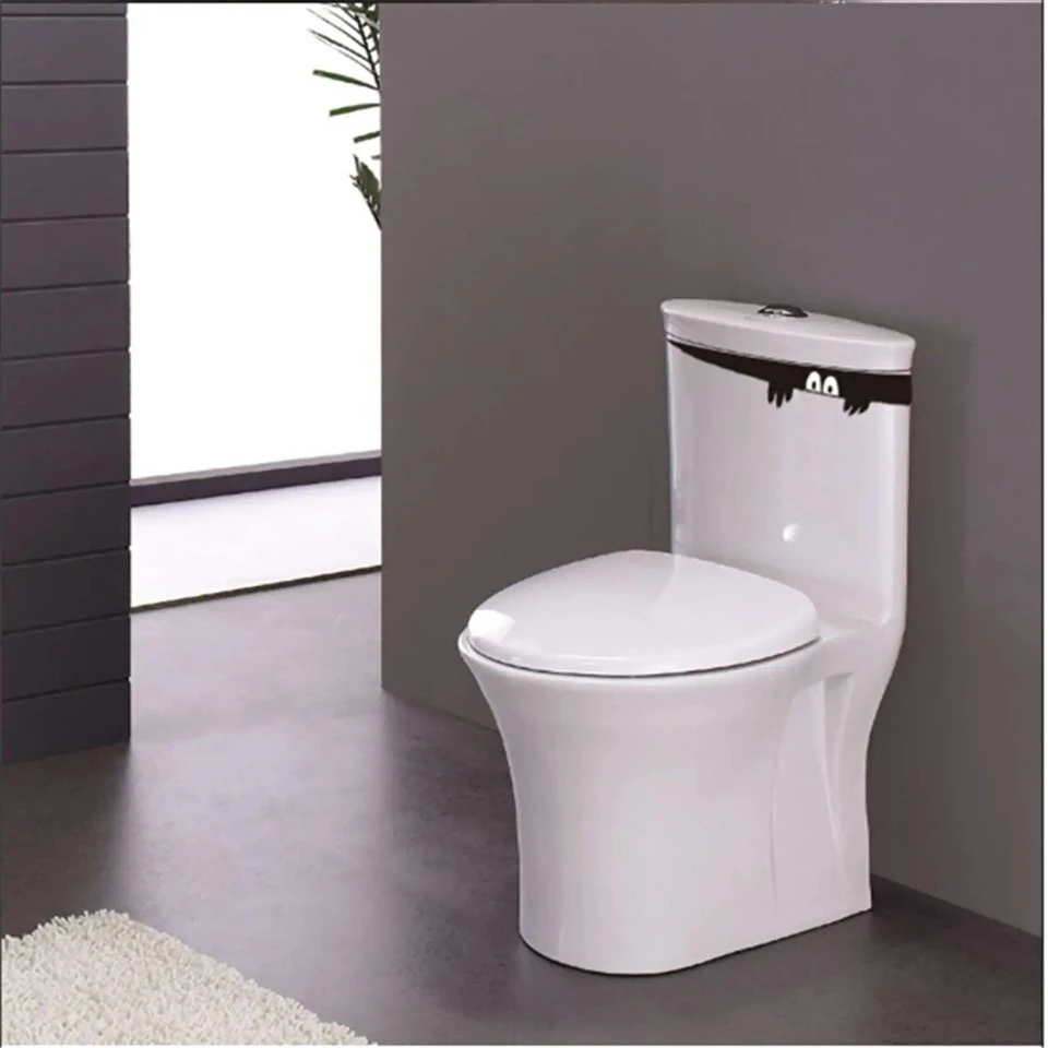 Wall Sticker Toilet Seat Sticker Peep Monster suppliers