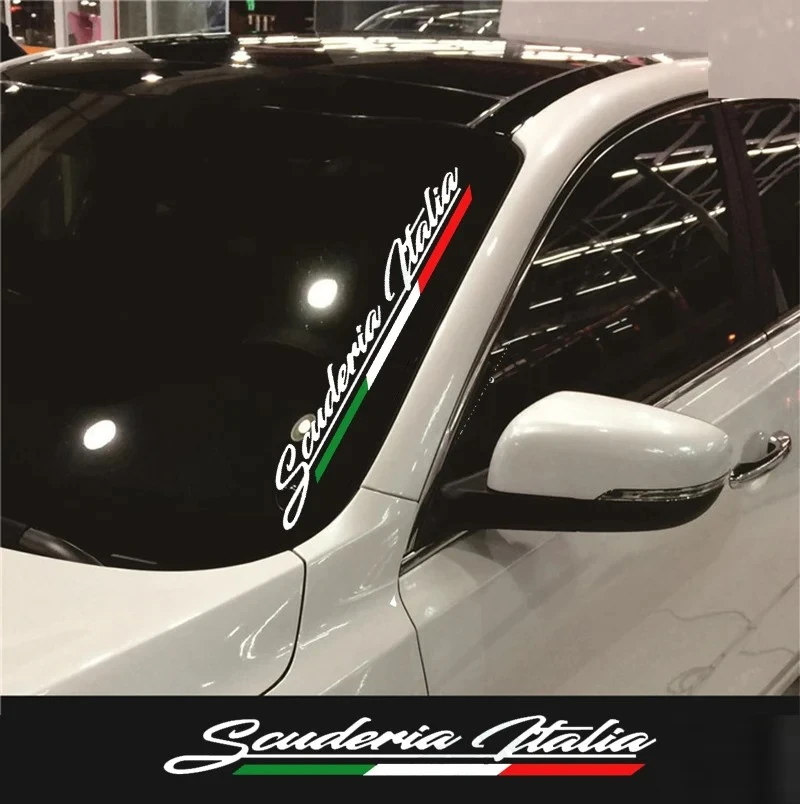 Adesivo de pára -brisa para fiat 500 Abarth Alfa Romeo