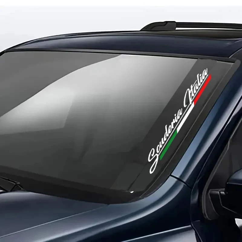 Windshield Sticker For Fiat 500 Abarth Alfa Romeo